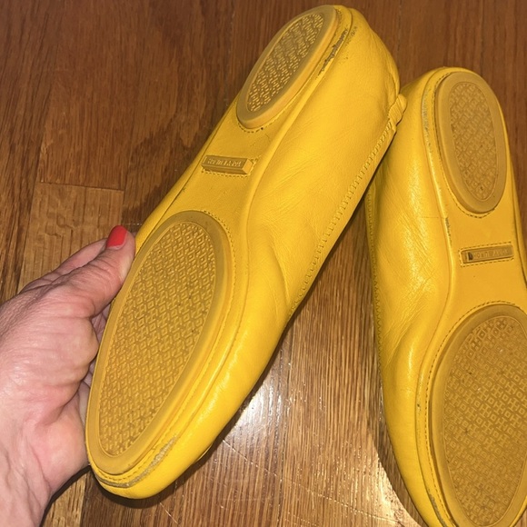 Tory Burch bright yellow ballet styled flats size 7 - Picture 7 of 16